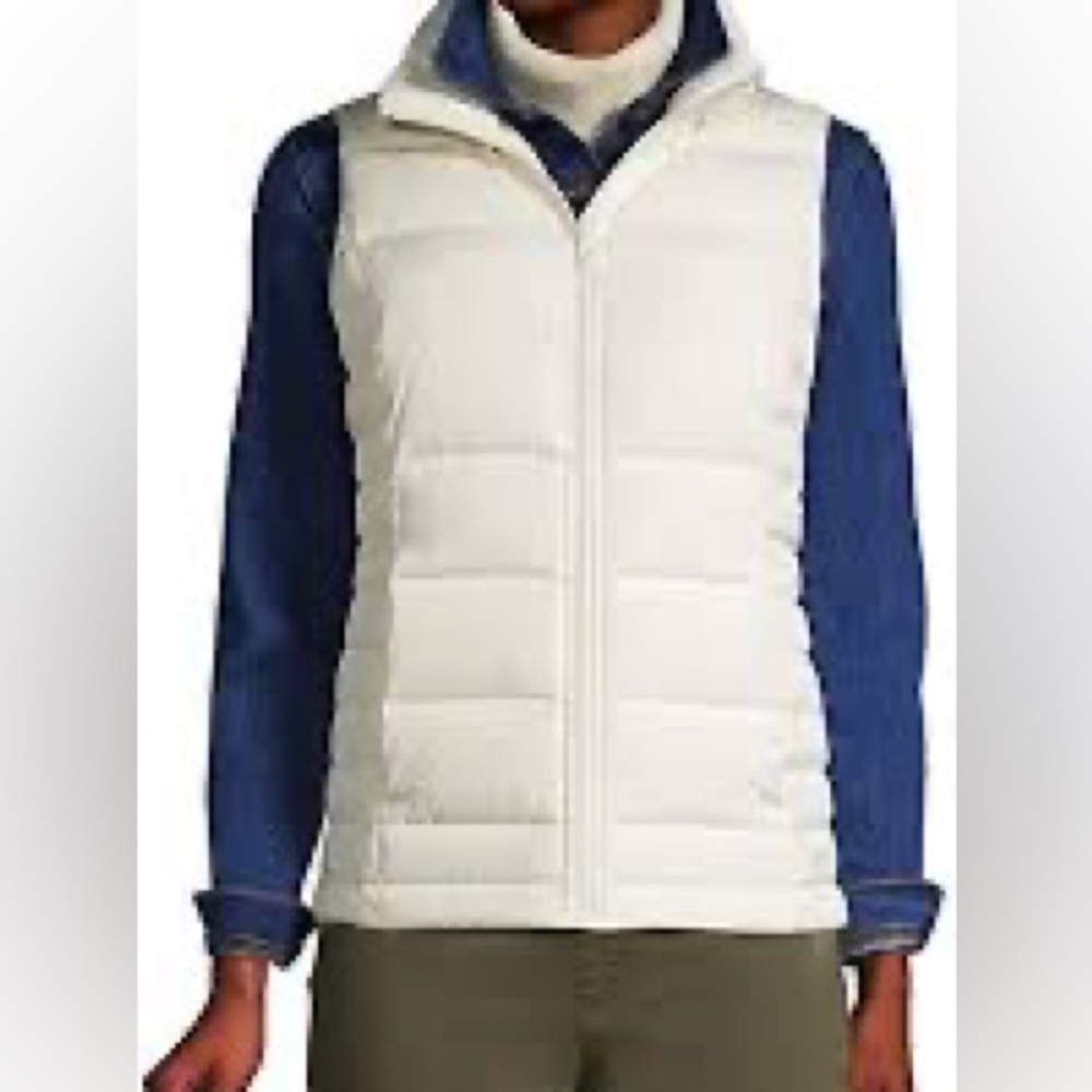 Lands End Size XS/P (2-4) Womens Teal Puffy Vest
